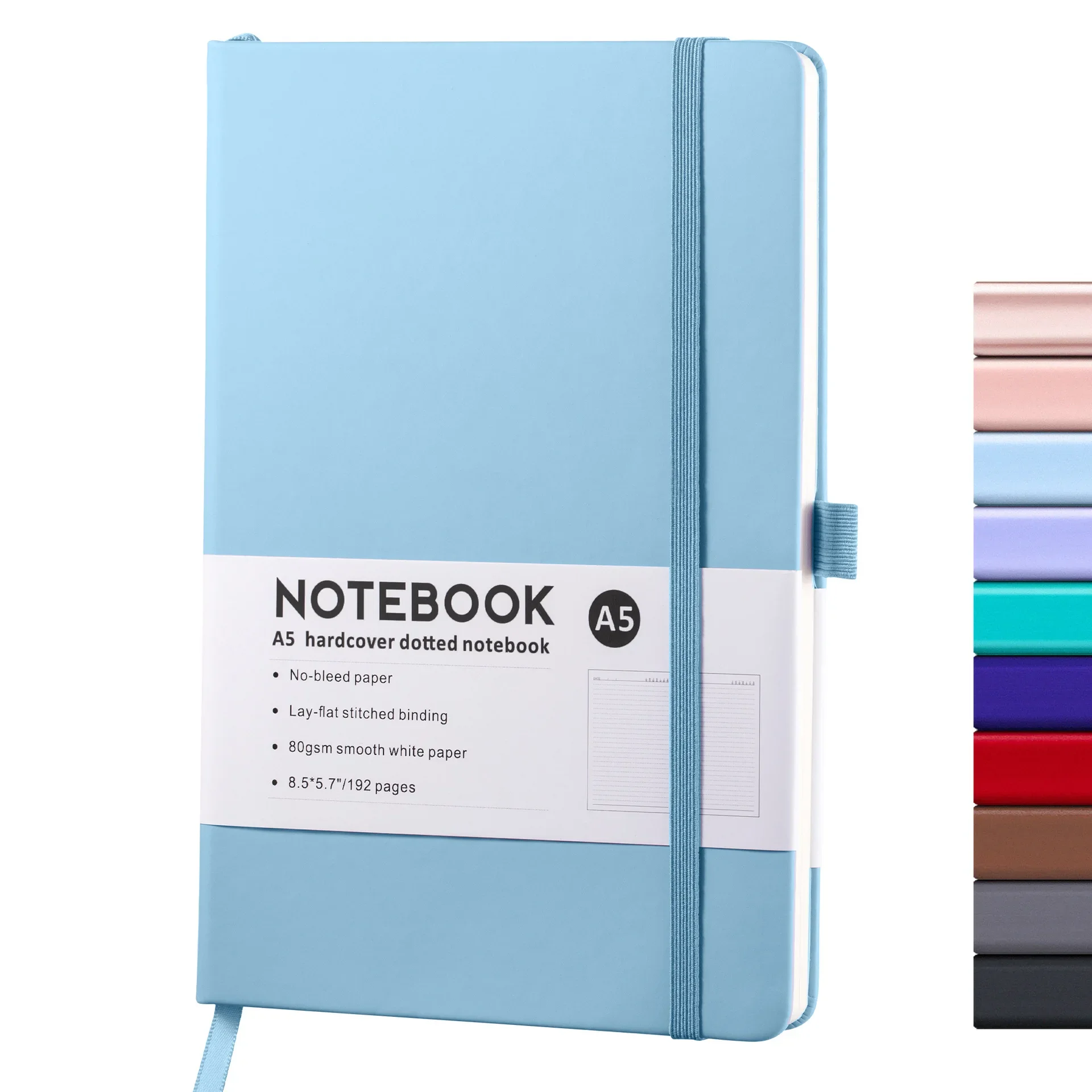 10 Stück A5 Blanko-Notizbücher – Kraft-Cover, 3 Produktbild-Vorschau 2