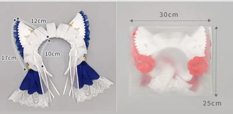 Anime Azur Lane Cheshire-Katzenohren Haarband Cosplay-Requisiten Weibliche Dienerin Cos Ohren Kopfschmuck Cartoon Karneval Kostümzubehör – Detail 2