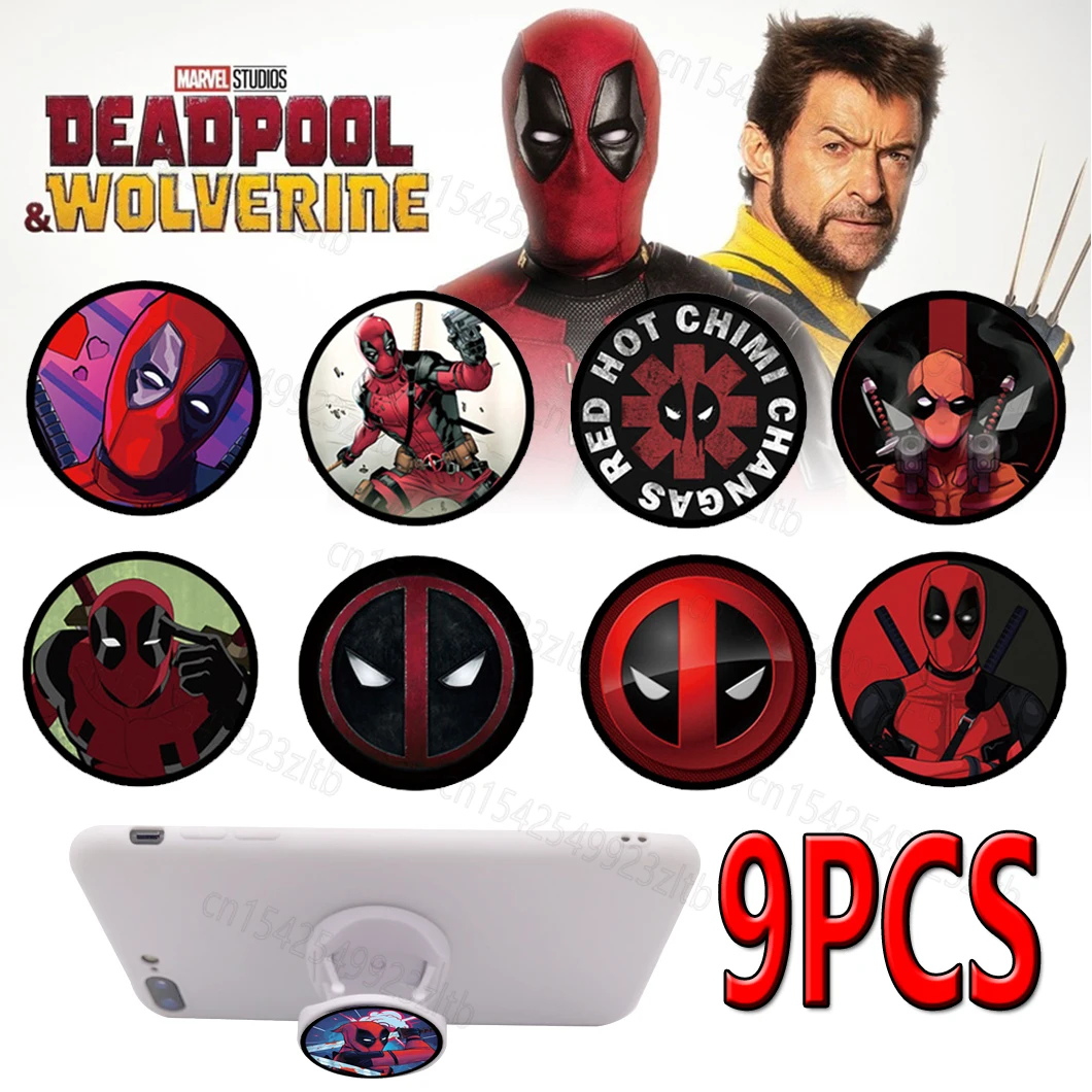 

Movie Deadpool Wolverine Mobile Phone Holders & Stands Anime Cartoon Cellphone Popular Air Bag Holder Kids Toys Christmas Gift