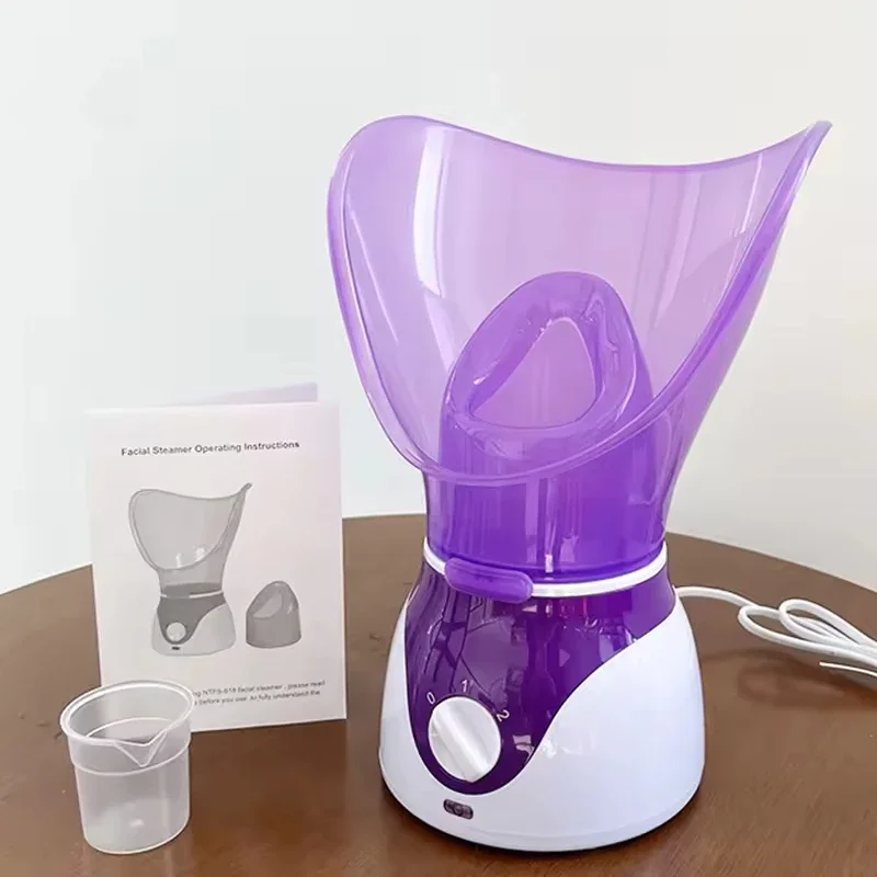 Household Beauty Device - Hot Steam Facial Sprayer, Hydrating Mist Sprayer, Aromatherapy Nasal Steam Cooker
