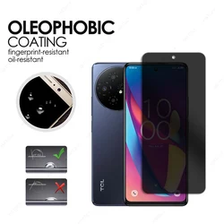 Privacy Screen Protector For TCL 50 XL 5G Glass For TCL 50 XL NxtPaper Anti-spy Glass Camera Len Film For TCL 50 Pro NxtPaper