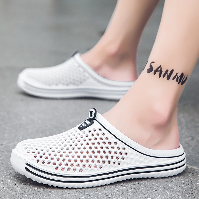 

Дышащие мужские полутапочки, мужская повседневная обувь без шнуровки, Мужская обувь для вождения, мужские лоферы, мокасины