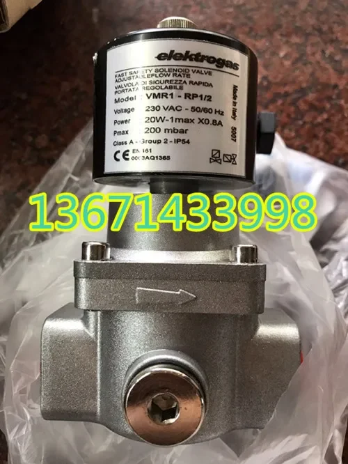 2025 VMR1-Rp1/2 Válvula solenoide de gas Elektrogas Electrolux Válvula solenoide de gas DN15