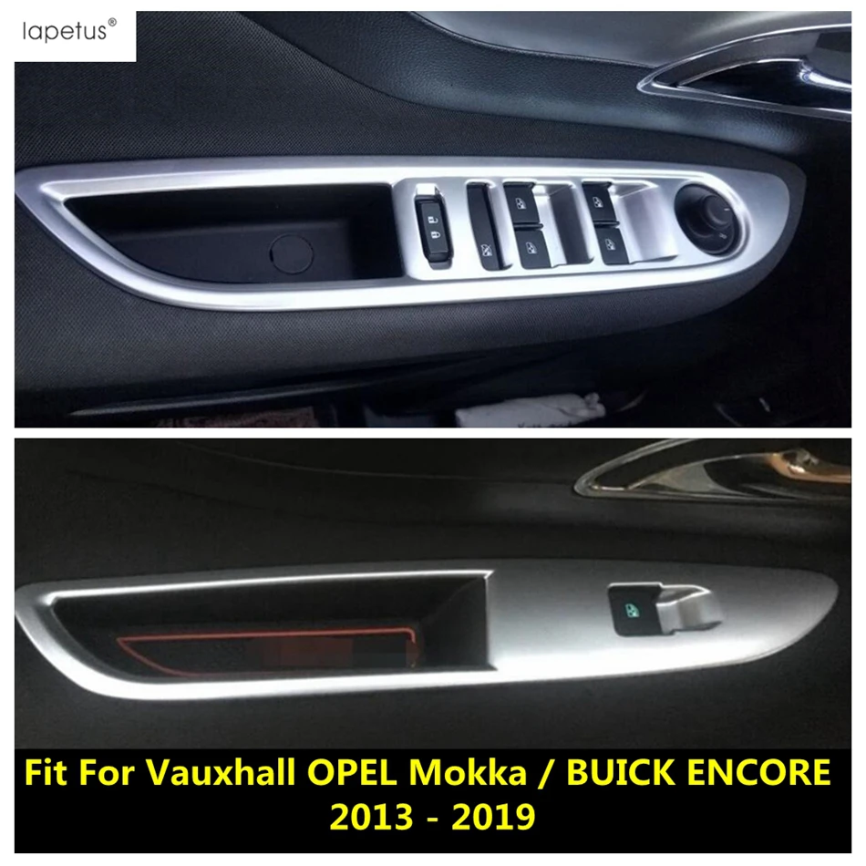 

Car Door Armrest Window Lift Button Panel Cover Trim Accessories Interior Kit For Vauxhall OPEL Mokka / BUICK ENCORE 2013 - 2019