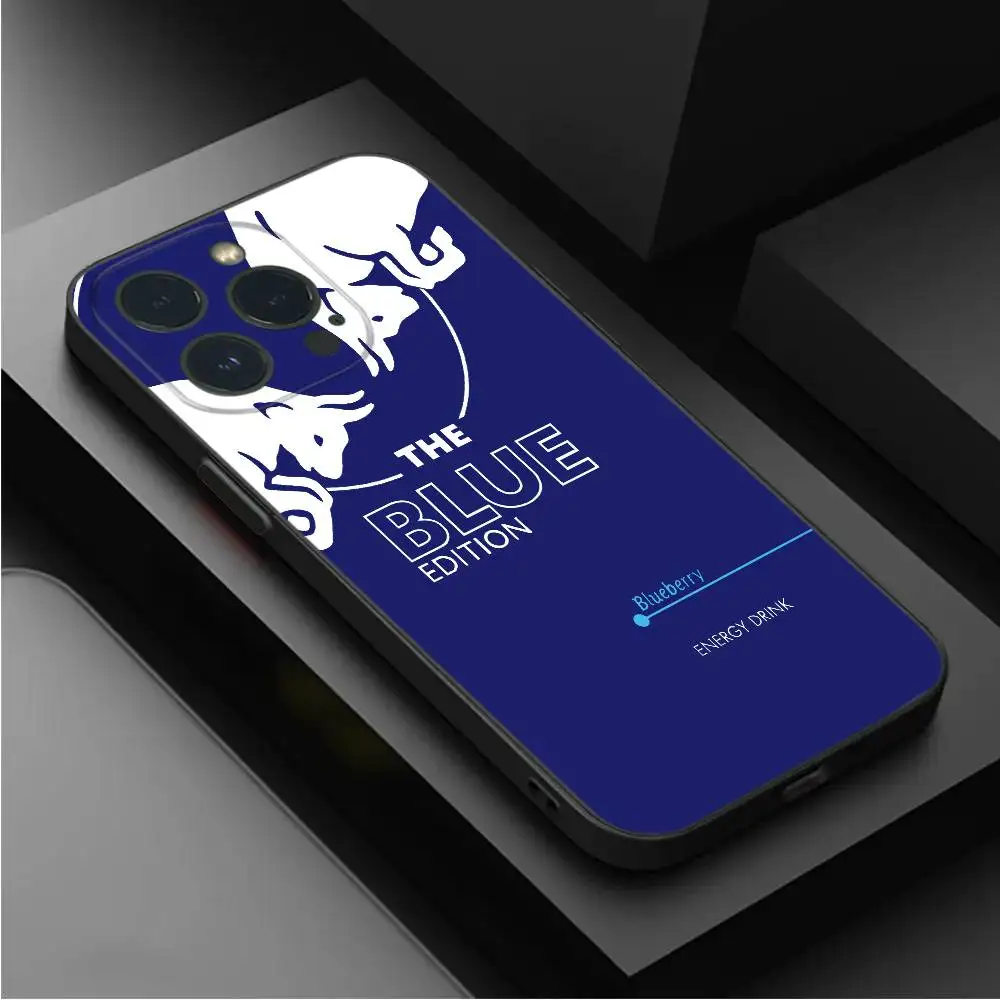 Custodia per telefono B-bulls rossa per IPhone16 15 14 13 12 Mini 11 Pro XS Max X XR SE5 6 7 8 Plus Cover morbida in silicone