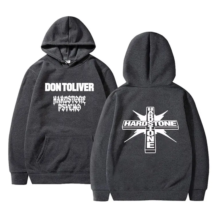 New Rapper Don Toliver Hardstone Psycho Hoodie Male Casual Fleece Cotton Pullover Men Women Hip Hop Rock Oversized Sweatshirt