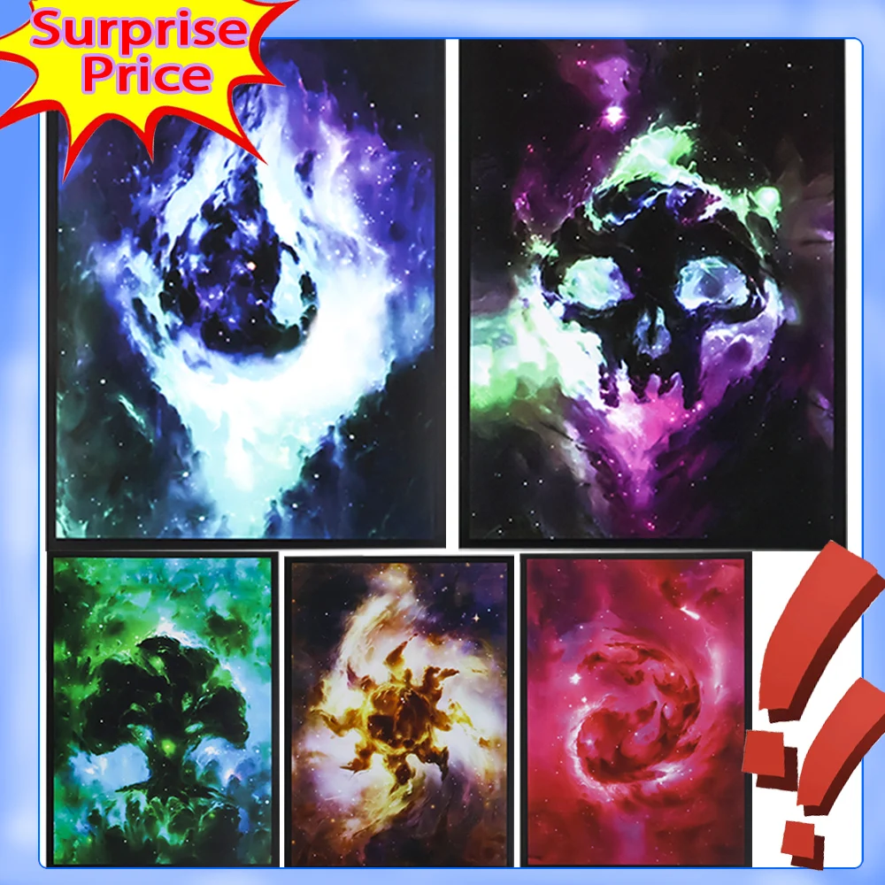 60PCS 66×91mm 멀티 스타일 아트 카드 슬리브 보드 게임 카드 보호기 PKM/MTG/PTCG 카드용 역사적 최저가