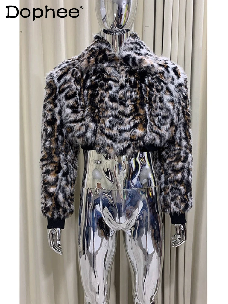 

2025 Autumn Winter New Fashion Colorful Men's Faux Fur Coats Men's Eco-Friendly Fur Jackets Long Sleeve Handsome Elegant Coats