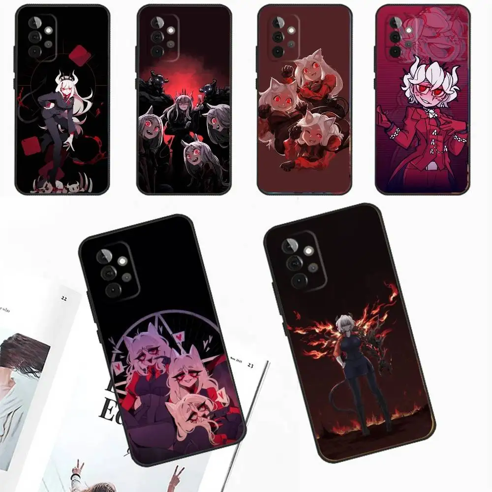 Чехол для телефона Cartoon Girl H-Helltaker для Samsung Galaxy A13, A21s, A22, A31, A32, A52, A53, A71, A80, A91, мягкий черный чехол для телефона