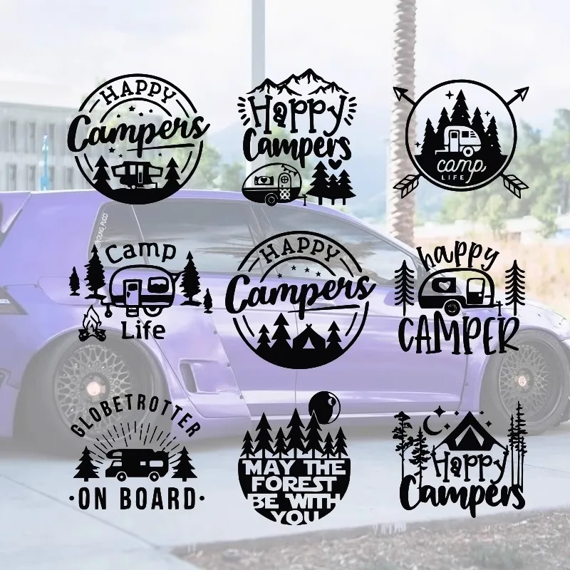 

Creative Off-Road Camper Sticker Window Decal Waterproof Vinyl Style Car Decor Sticker