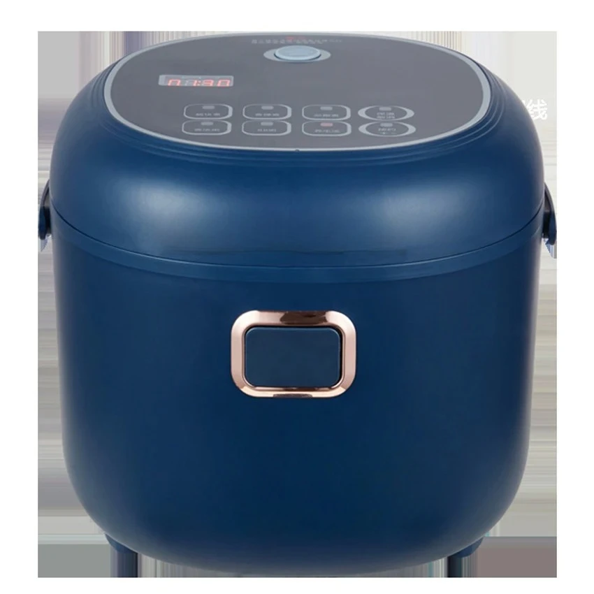 2L Car Rice Cooker Blue Color 12 to 24V 220V  For Travel In Car Or Truck Or For Home Use 200W