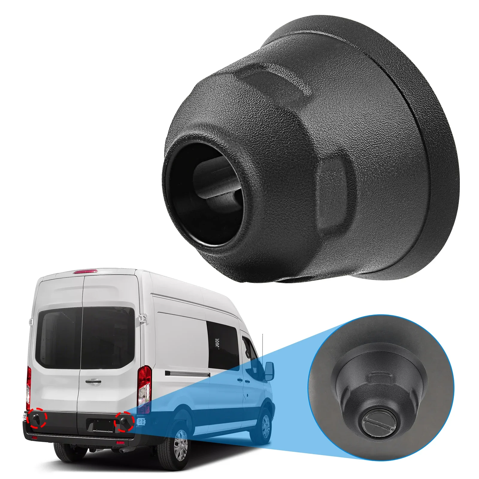 For Ford Transit Mk8 2014 Onwards Door Stop Magnet Cover Rear Rh / Lh Car Exterior Parts Accessories 1857658 1857659 1828014