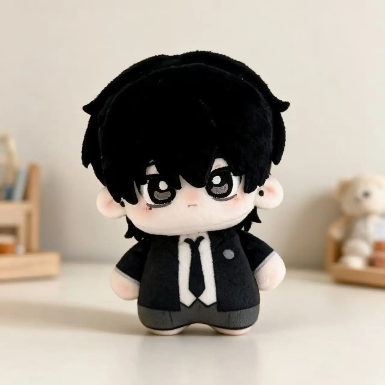 Lin Zimo Ji Wenchuan 10CM Let Me Control You Attribute Cotton Doll Peripheral Plush Decorative Backpack Pendant Game Fan Gifts