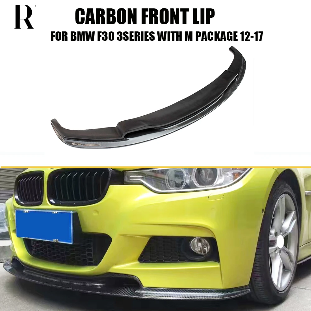 

Разветвитель переднего подбородка из углеродного волокна в стиле VRS для BMW F30 F31 3Ser 316 318 320 330 335 340 M Упаковка 2012-2019