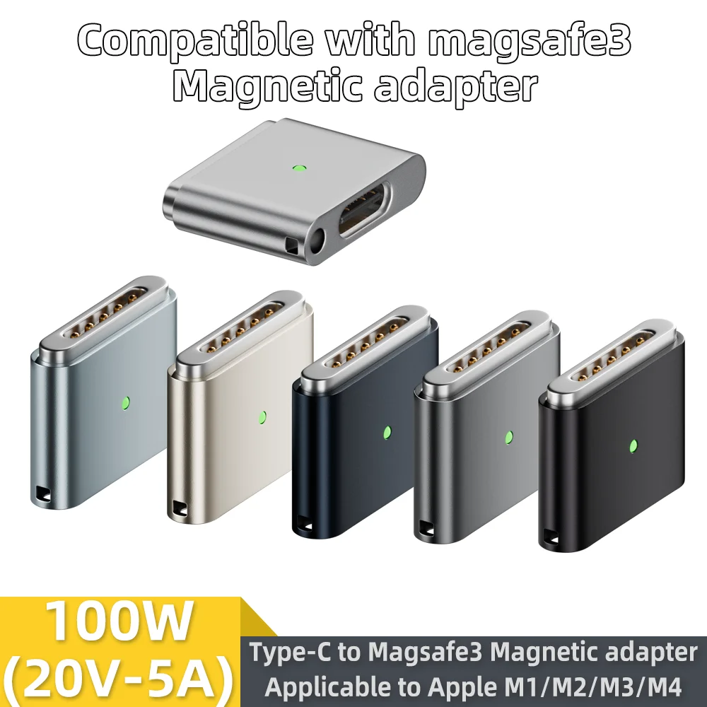 �y�Z�[�����zmagsafe3 ���C�����[�d�A�_�v�^�[ PD 100WType-C �ƌ݊���������AMacbook Air/Pro M1/M2/M3/M4 �p�� magsafe3 �A�_�v�^�[�ł��B