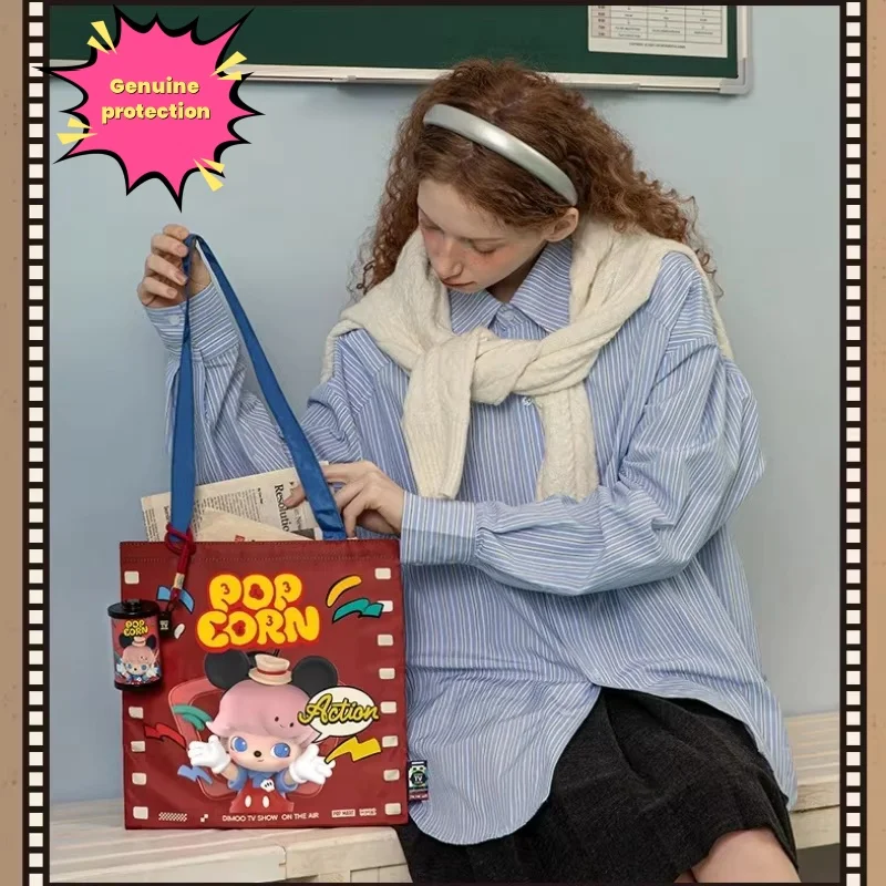 Nouveau véritable DIMOO WORLD Disney Series sac de rangement boîte aveugle Kawaii dessin animé Figure co-marquée sac boîte mystère filles cadeau d'anniversaire