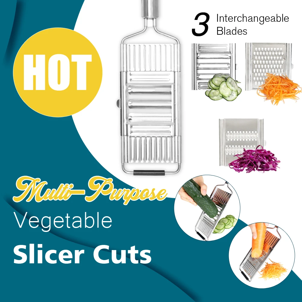Grater for Vegetable Shredder Cabbage Stainless Steel Kitchen Slicer Mandolin Cutter Multifunctional Chopper Home Accessories