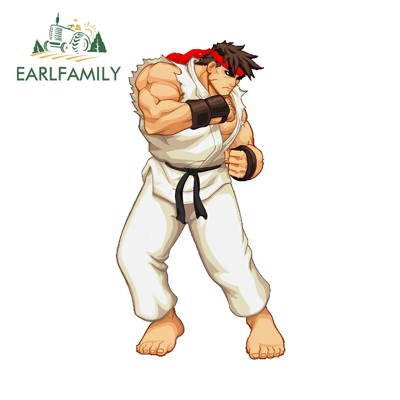 Earl family 13cm x 6,9 cm für Ryu Fighter Auto Aufkleber Graffiti Sonnenschutz Aufkleber Persönlichkeit kreative Laptop Windschutz scheibe Dekor