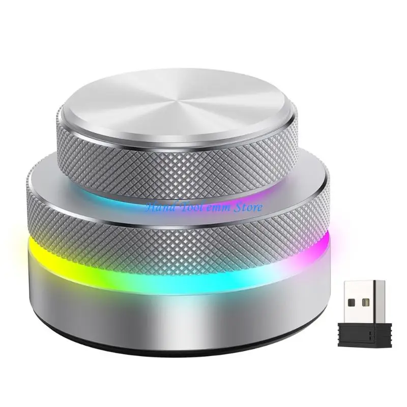 

H37F Поворотная клавиатура управления Настраиваемая цветная подсветка Совместимость с