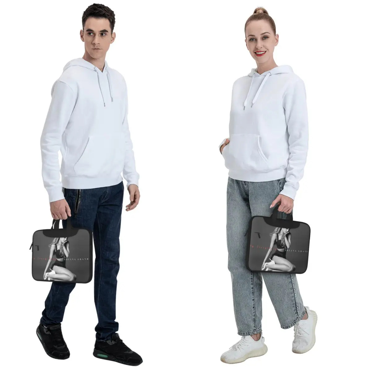 Music R And B The Best Singer Ariana Grande Crossbody Laptop Bag Case Computer Bag 13 14 15.6 Inch Notebook Pouch for Lenovo