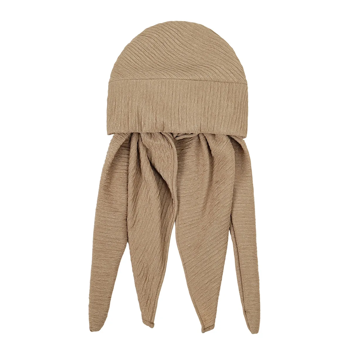 

Новый предварительно завязанный тюрбан, женская химиотерапевтическая шапка, мусульманский хиджаб, длинный хвост, платок, повязка на голову, шарф, банданы, повязка на голову, Turbante Mujer