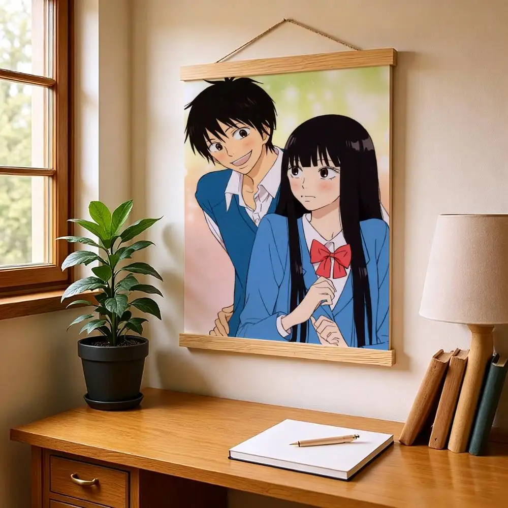 cute K-Kuronuma Sawako Kimi ni Todoke  Customizable HD Self Adhesive Waterproof Wall Art Poster