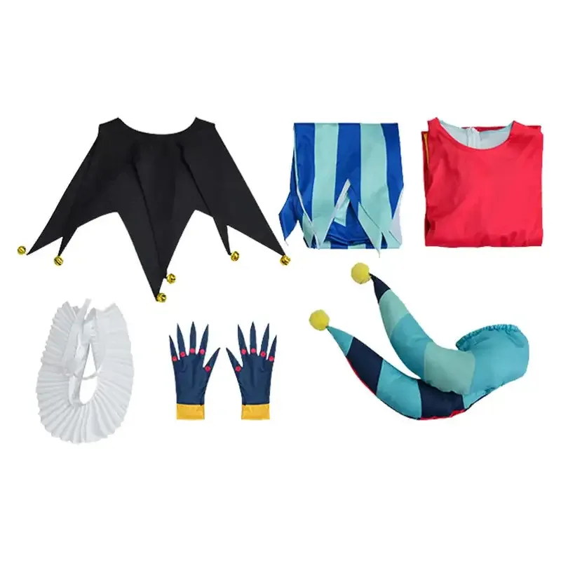 Cartoon Helluva Cosplay Boss Fizzarolli Cappello Cosplay Fantasia Outfit Travestimento Costume Donna Gioco di ruolo Vestito di Halloween per donna adulta