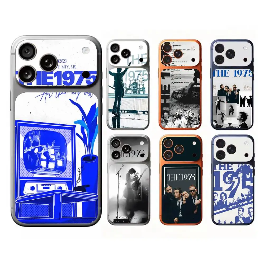 The 1975 Rock Band For iPhone 17 pro max New Print Back Cover Decal Wrap Skin Rear Protective Sticker Film Creative
