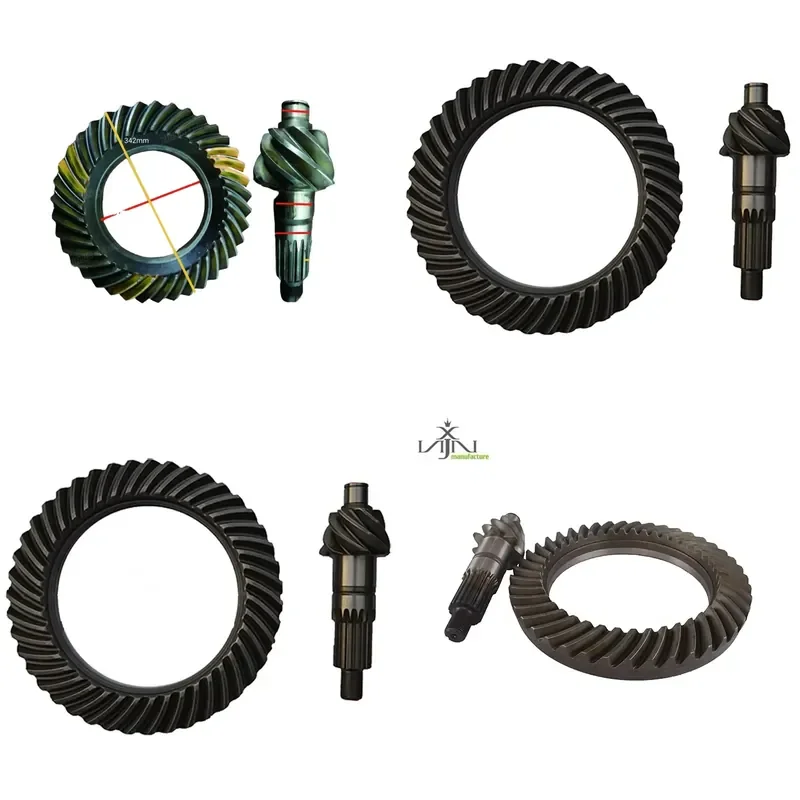 AP01 Crown Wheel Pinion and Differential Ring Gear Pinion for Isuzu FRR 1987–2002 20CrMnTiH3 Material 7/38 and 8/38 Speed