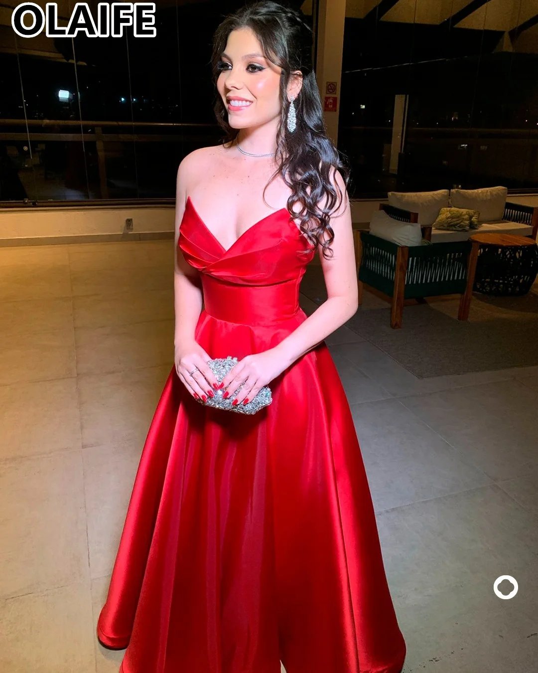 Off Shoulder Prom Dresses فساتين سهرة A Line Satin vestidos para eventos especiales فساتين للمناسبات الرسمية vestidos de gala