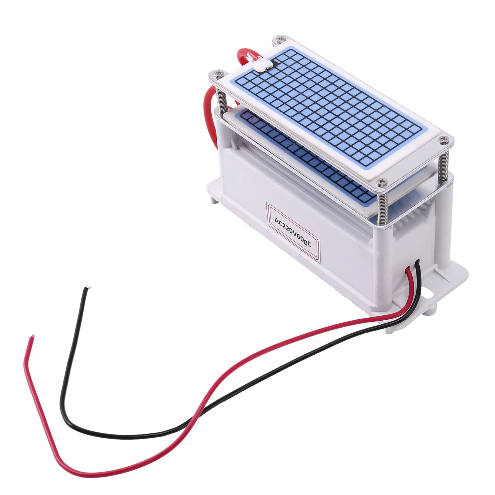 60 جرام/ساعة مولد الأوزون منظف الهواء لتنقية الأوزون العلاج الفورمالديهايد إزالة رائحة آلة الأوزون 220 فولت