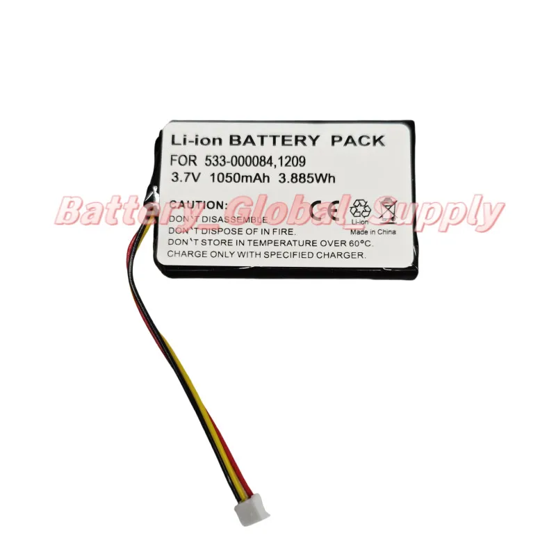 

Suitable for 533-000084 1209 Touch Remote Control Battery 3.7V 1050mAh 1 PCS New