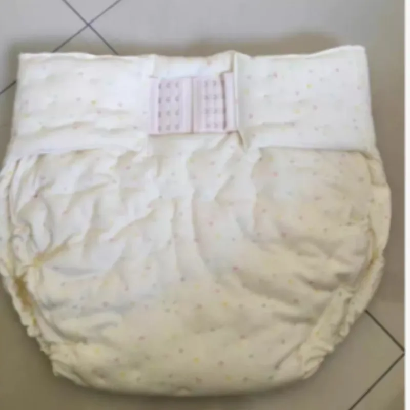 Handmade Japanese Style ABDL Cloth Diaper High Waist Thickened Reusable Cloth Nappy Cover Cotton Soft Comfortable Training Pants