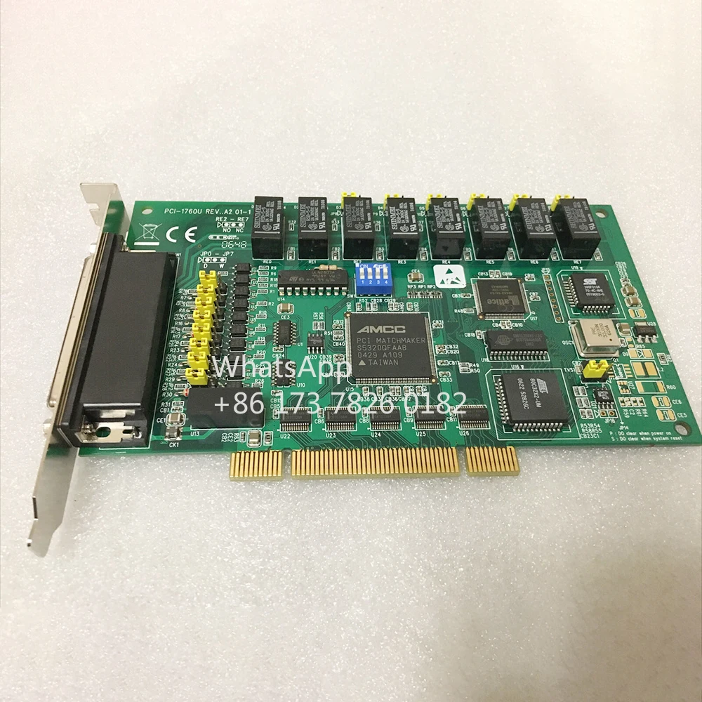 

8-Way Relay Output Isolation Digital Input Card For Advantech PCI-1760U REV:A2