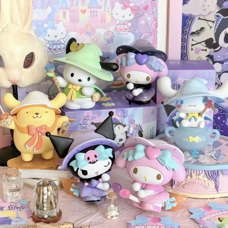 Nowa magiczna historia Sanrio Pochacco Kuromi moja melodia Pudding dekoracja stołu figurka zabawki modne zabawki prezent urodzinowy dla dzieci