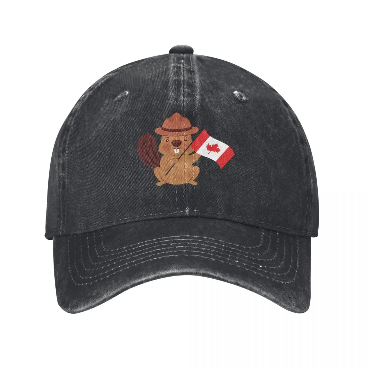 Canadian Beaver Baseball Cap New In The Hat Uv Protection Solar Hat Hip Hop Horse Hat Women Hats Men's