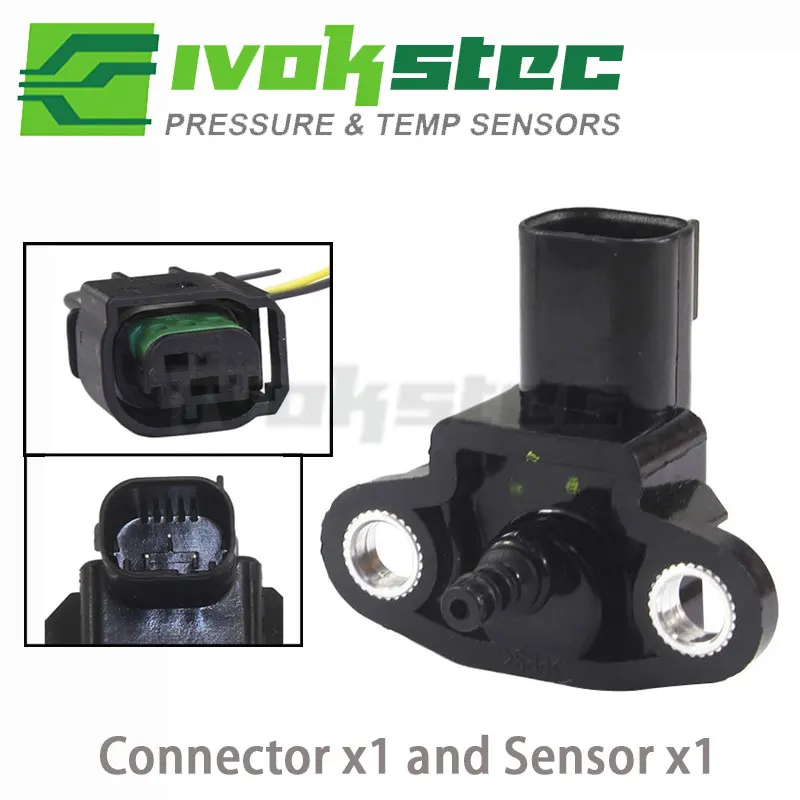 Sensor MAP de 2.65 Bar e Conector Pós-Marketing para Mercedes B 200 C 230 CL Maybach SL SLK SLR 0051537228 0041533328 A0051537228