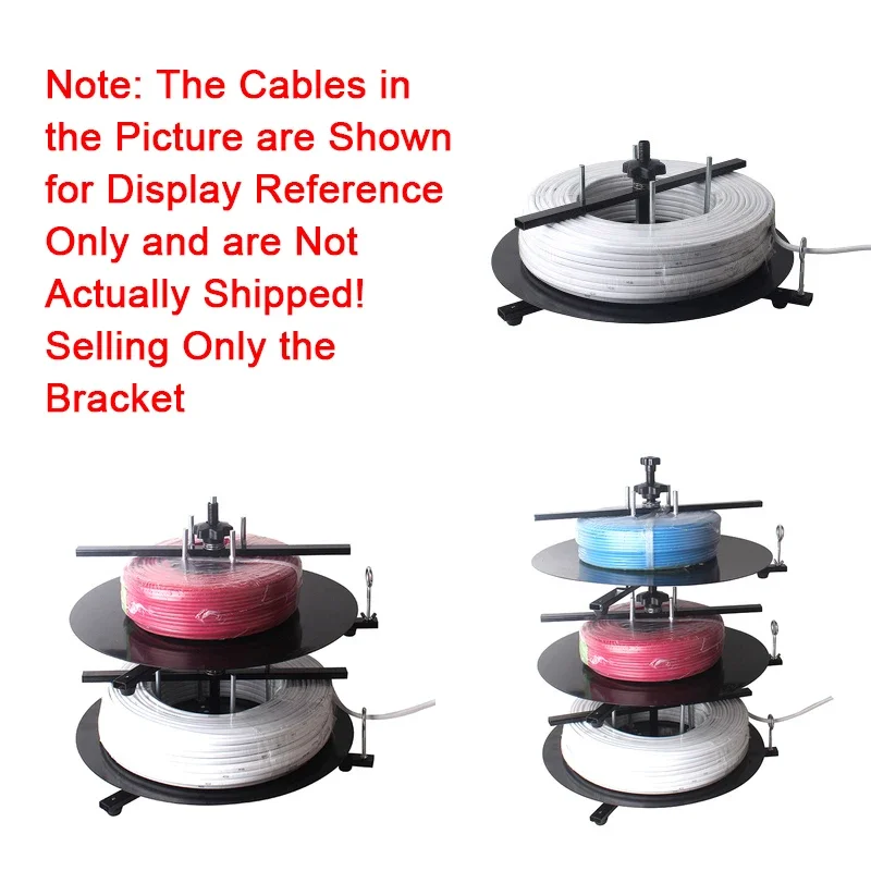 1-4 Layer Rotary Wire Feeder BV Cable Dispenser Rack Rotating Disc Cable Discharge Stand Multifunctional Wire Reel Holder