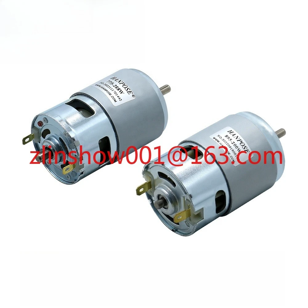 

Двигатель 80 Вт, 12 В, 4000 об/мин, 775, 24 В, 8000 об/мин, 775-80 Вт, щеточный двигатель постоянного тока, 24 В, щетковый двигатель постоянного тока