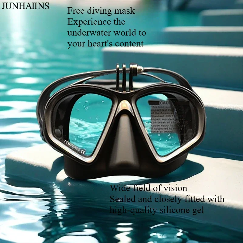 Professional Male and Female Low-volume Free Diving Diving Mask Snorkeling Equipment Swimming Goggles with Nearsightedness