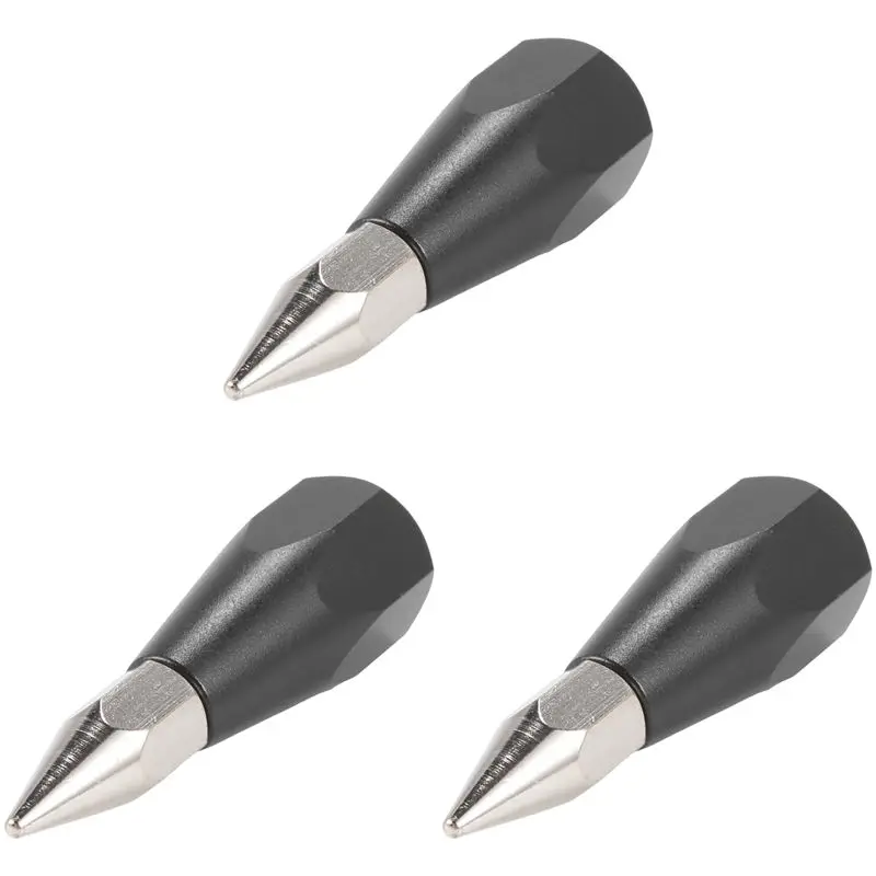 AT02-3X Survey Range Rod Prism Pole Point Tip With 5/8 Internal Thread GPS RTK Centering Surveying Carbon Tube Point