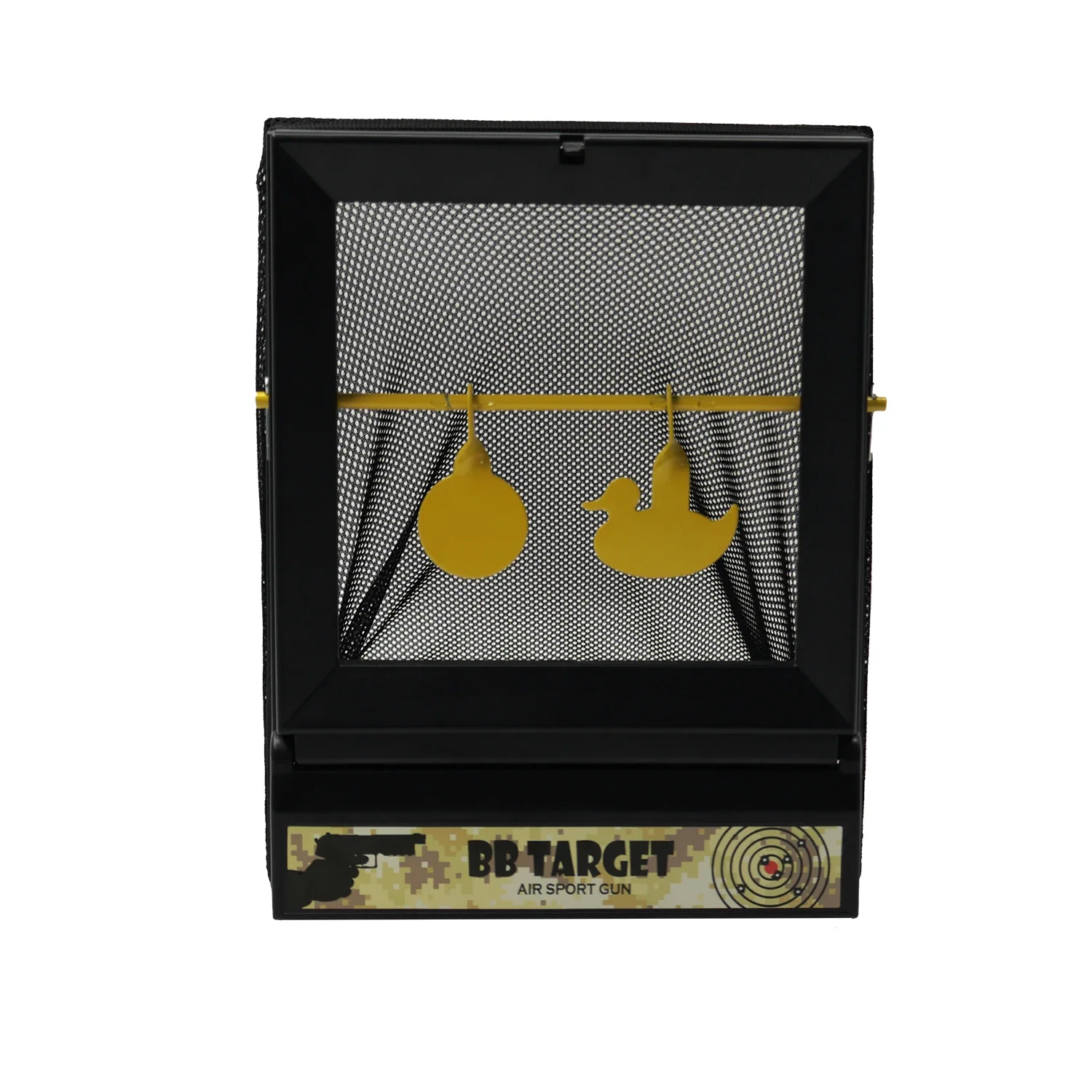 Schleuder Schießen Praxis Multi-funktion Ziel Box Faltbare Lagerung Tragbare Mesh Tasche Ziel Box Mit Metall Ziel