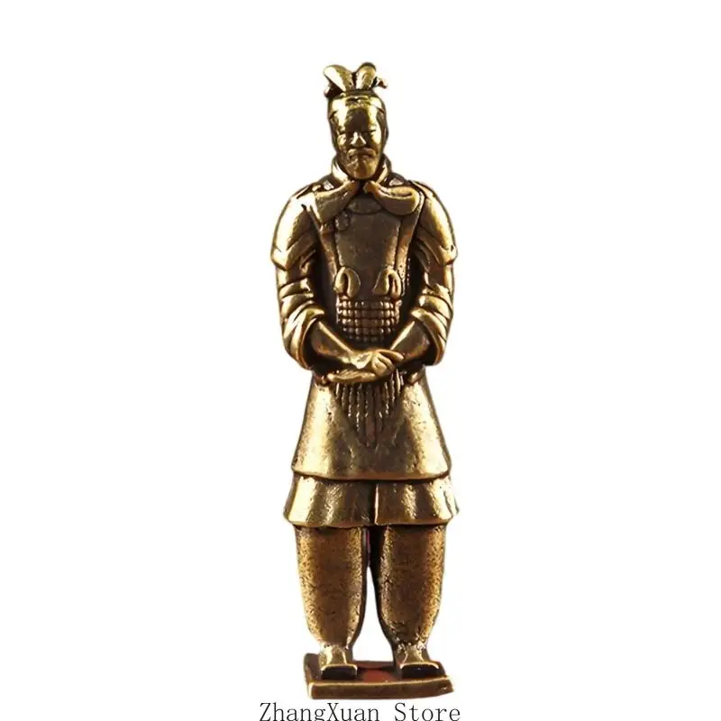 Kulturelle Terrakotta-Soldat-Figur für Büro-Schreibtisch-Regal und Heim-Styling 3XUF – Detail 7