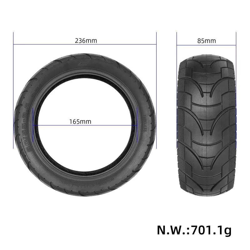 80/55-6.5 Tubeless Tire 10