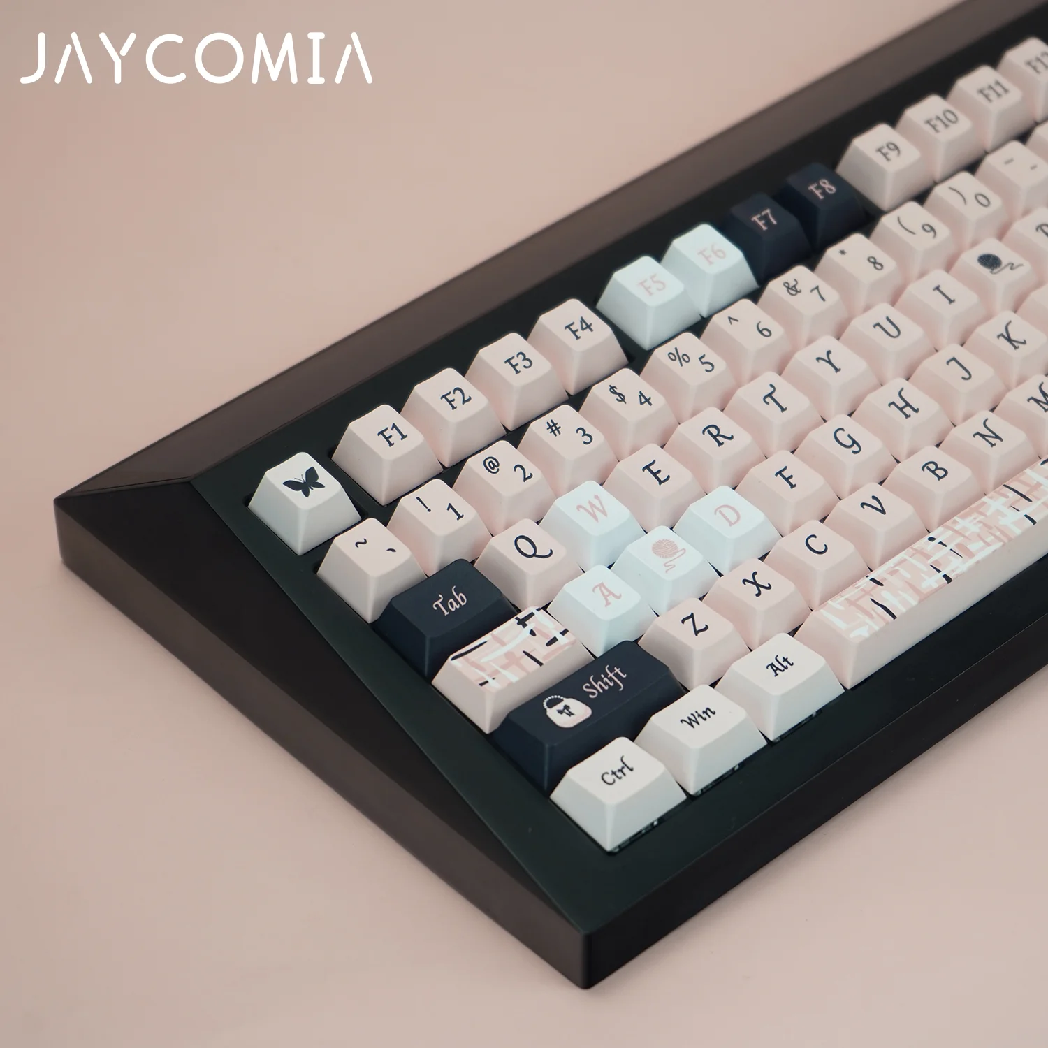 

JCM Cherry Keycaps PBT Material Instagram Dye-Sub 7u Space Bars Key Caps 129 Keys Big Set For Mechanical Gaming Keyboard