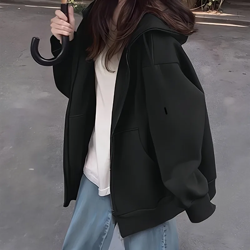 

Американская уличная куртка-толстовка с капюшоном на осень и зиму, новая повседневная и модная, подходит для мужчин и женщин