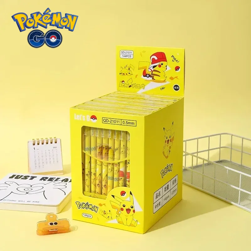 Набор-из-12-стираемых-гелевых-ручек-pokemon-pikachu-05-мм-милые-канцелярские-принадлежности-в-стиле-аниме-для-детей-и-студентов-подарок-на-праздники-и-дни-рождения
