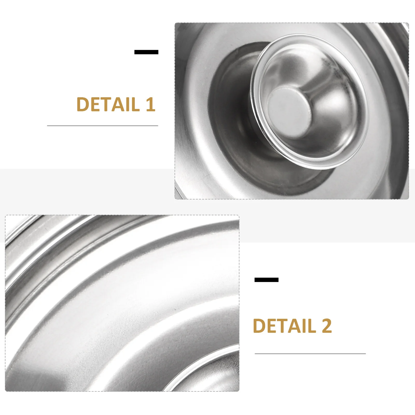 

1pc Stainless Steel Seasoning Pot Cover Explosion-Proof Moisture-Resistant Easy Clean Sturdy Kitchen Gadget for Home
