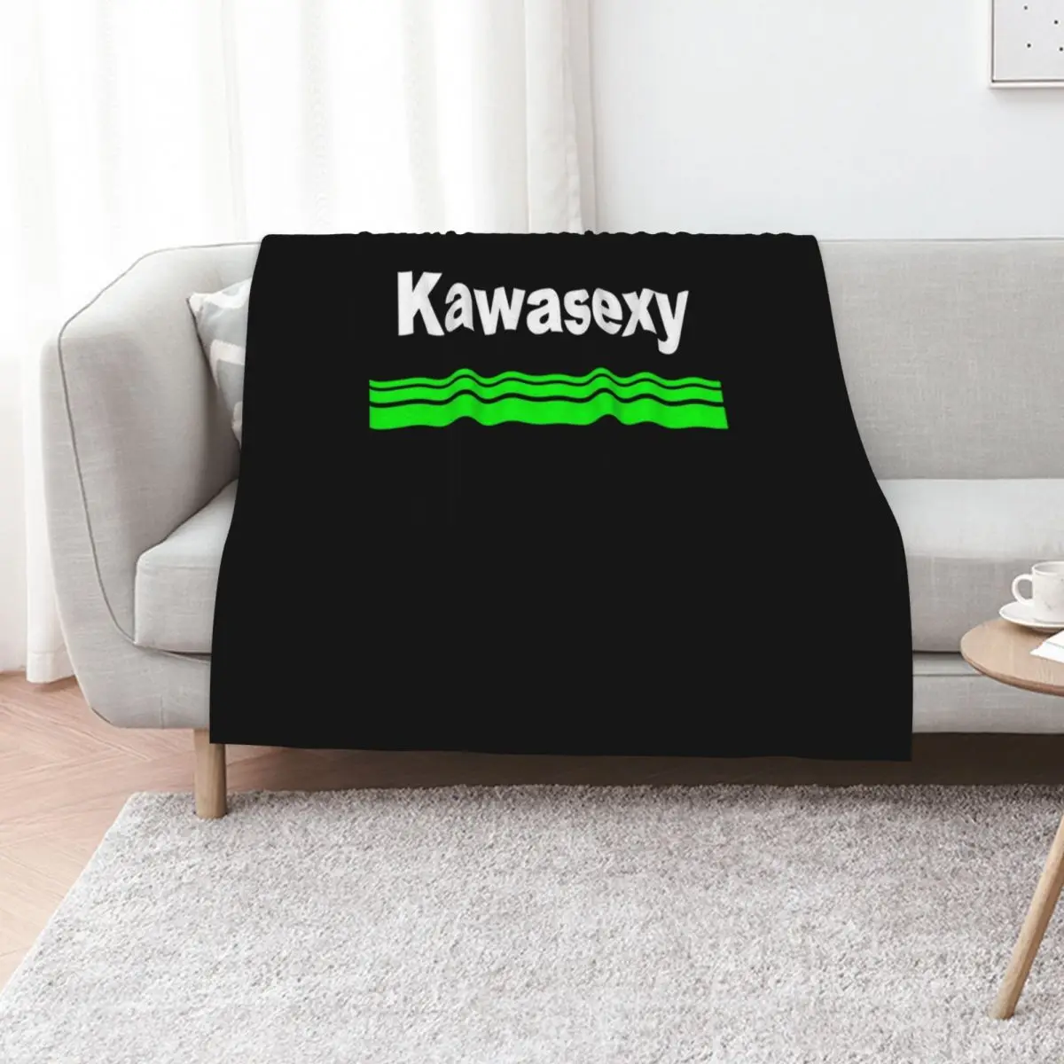 

Kawasexy Active T-Shirt.png Throw Blanket Soft Beds Soft Plaid Bed Fashionable Heavy Blankets
