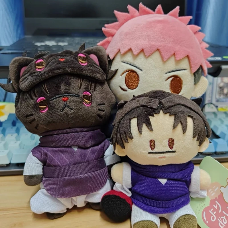 Anime Jujutsu Kaisen Movic 10cm Plush Dolls Choso Nanami Gojou Satoru Itadori Yuuji Fushiguro Puppet Joints Moveable Xmas Gifts